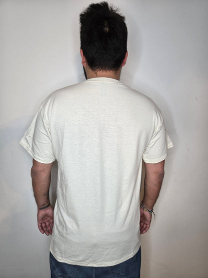 Vue arrière du t-shirt du Daron édition Noël, coupe unisexe et coloris natural.